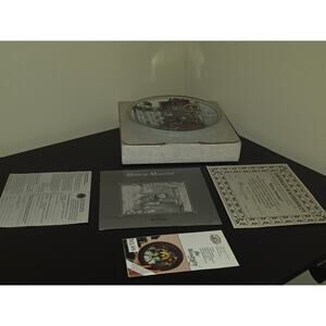 Edwin M Knowles Mirror Mischief Collector Plate Hannah Hollister Ingmire COA Box